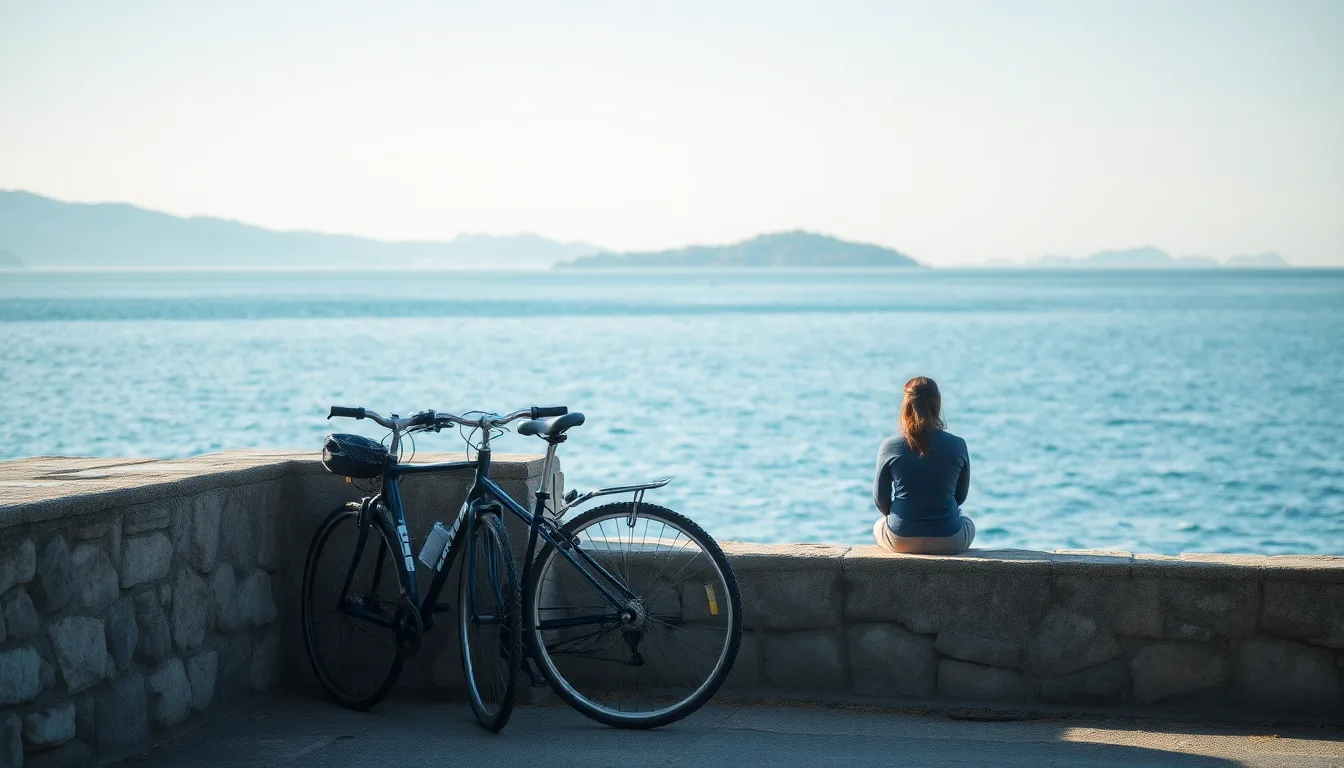 自転車でしか行けない島でのデート：何が変わるか